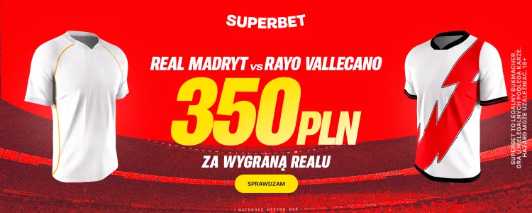 Superbet baner za wygraną Realu Madryt
