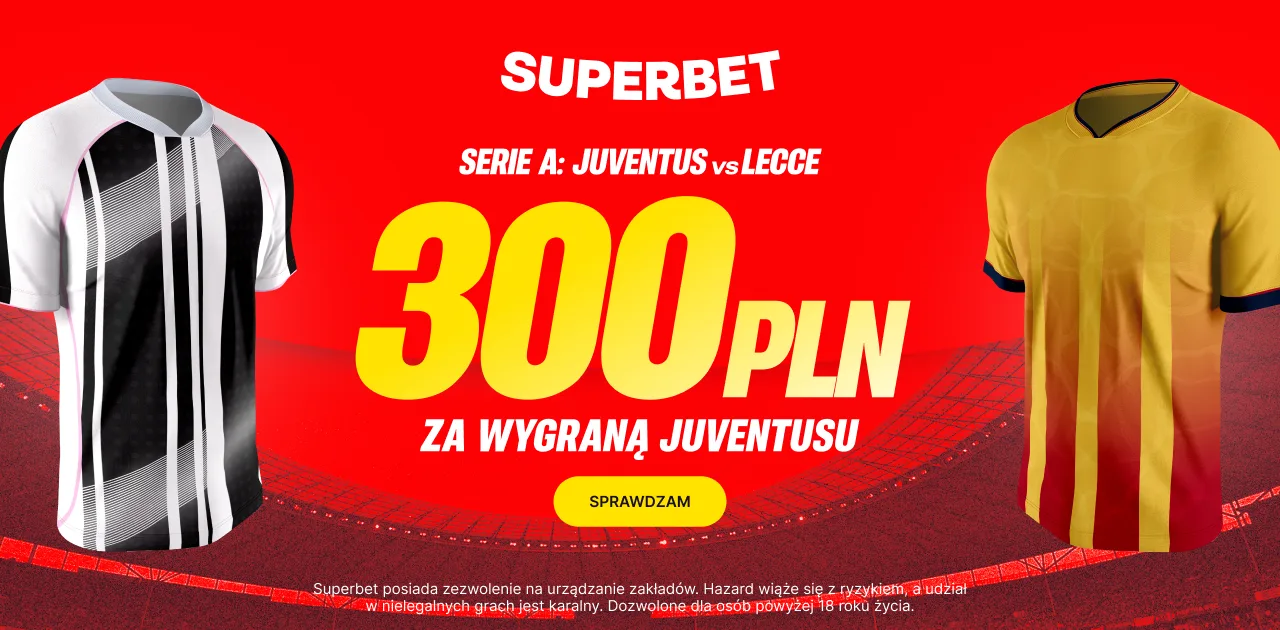 Superbet baner na Juventus - Lecce