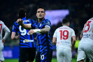 Lautaro Martinez podczas meczu