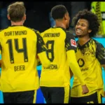 Gracze Borussi po bramce