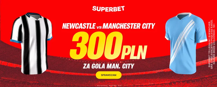 Superbet baner na gola Manchesteru City