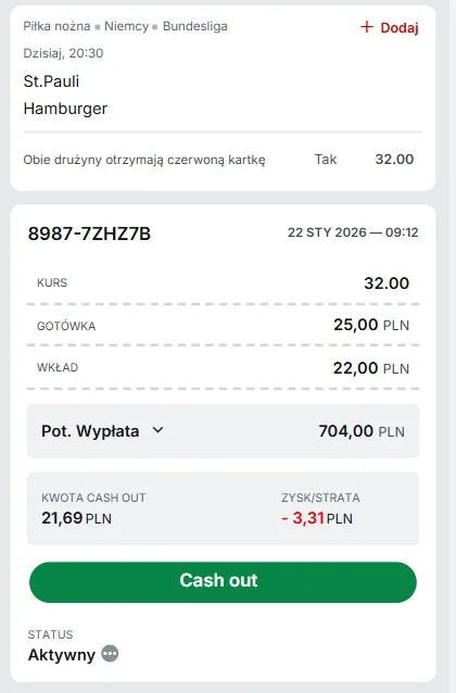 Dwie czerwone kartki Superbet