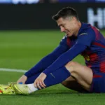 Zawodnik Barcelony Lewandowski