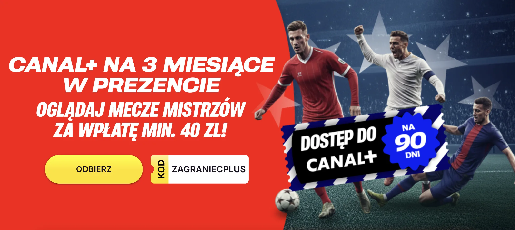 Superbet baner na Canal+