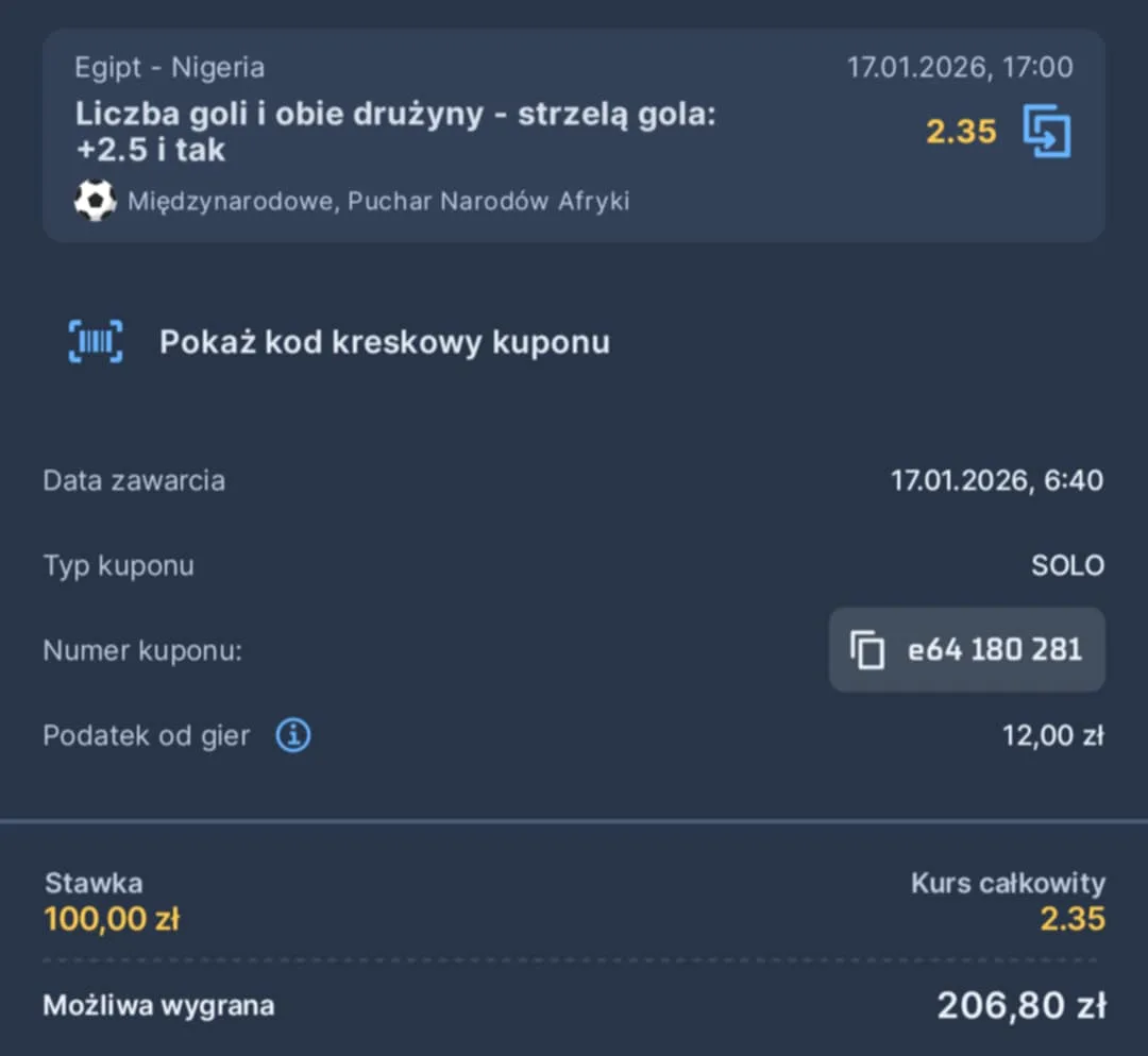 Kupon SOLO PNA, 17.01.2026