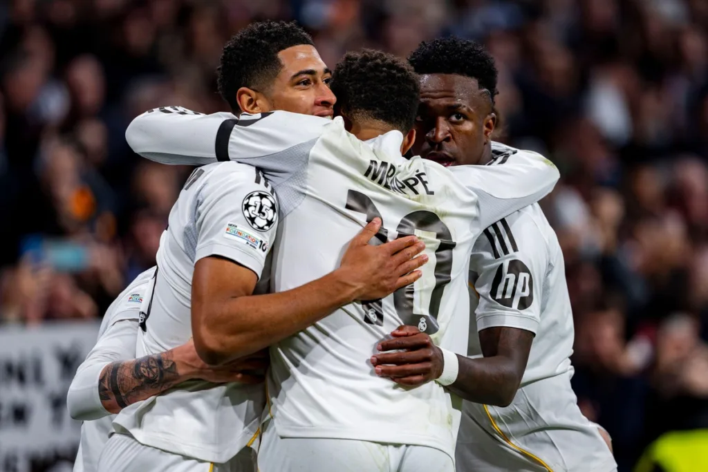 Jude Bellingham, Kylian Mbappe, Vinicius Junior