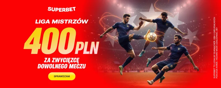 Superbet baner na Ligę Mistrzów