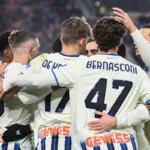 Piłkarze Atalanty radość vs Bologna