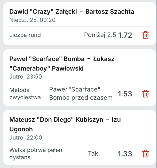 Superbet kupon na Fame MMA 29