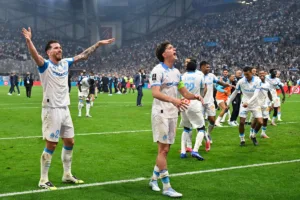 Graczy Marsylii po meczu z PSG
