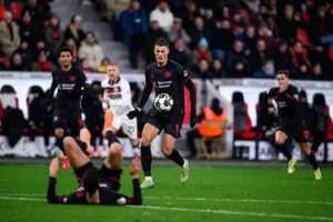 Schick podczas meczu