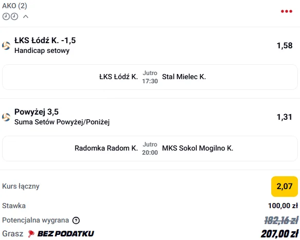 betclic-kupon-siatkowka-tauronliga-16-lutego-2026