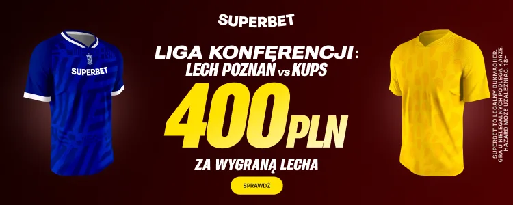 Superbet baner na wygraną Lecha