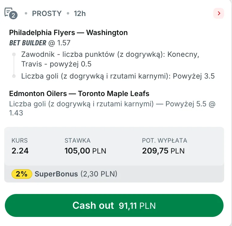 kupon nhl superbet