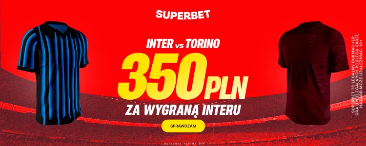 Superbet baner na wygraną Interu