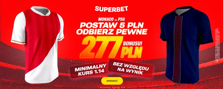 Superbet baner na Monaco - PSG