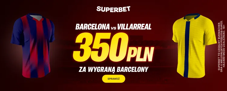 Superbet baner na wygraną Barcelony