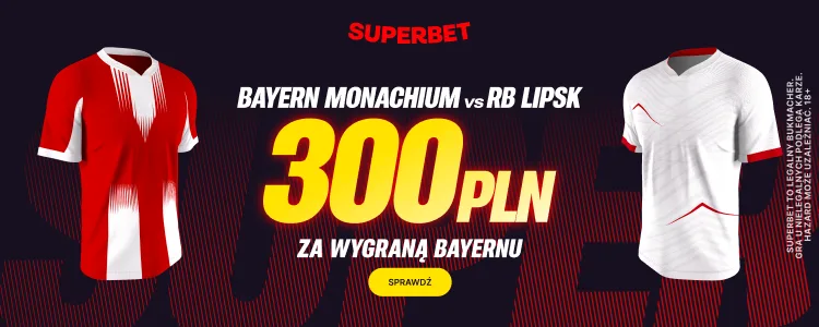 Superbet baner na wygraną Bayernu