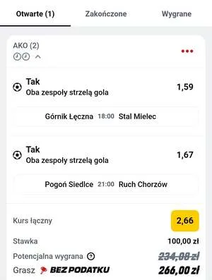 Kupon Betclic Zagranie