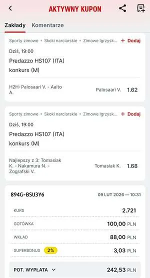 Kupon Superbet Zagranie