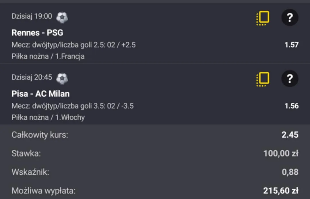 Kupon double Ligue 1, Serie A, 13.02.2026