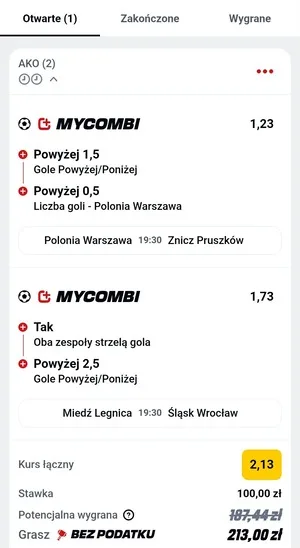 Kupon Betclic Zagranie