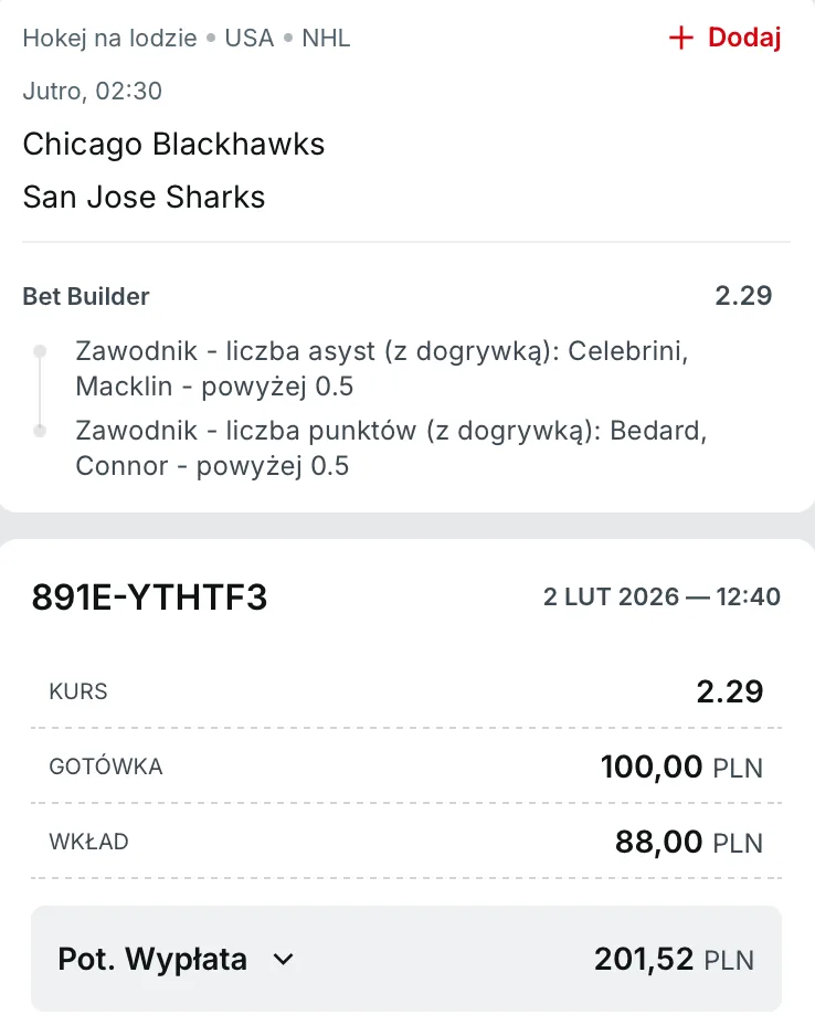superbet kupon nhl