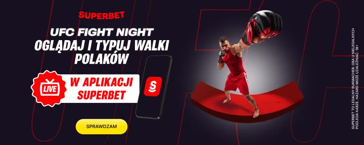 Superbet baner na UFC Fight Night