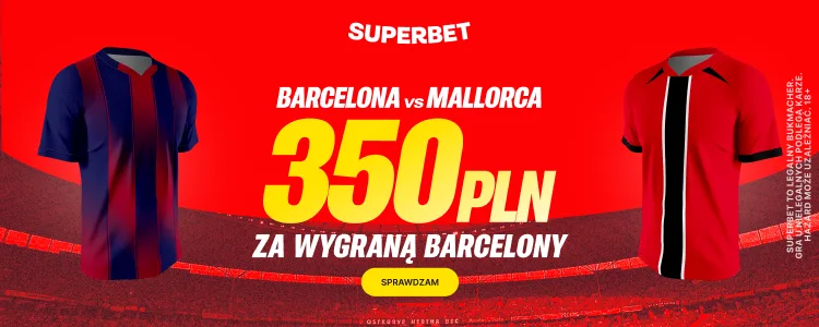 Superbet baner na wygraną Barcelony