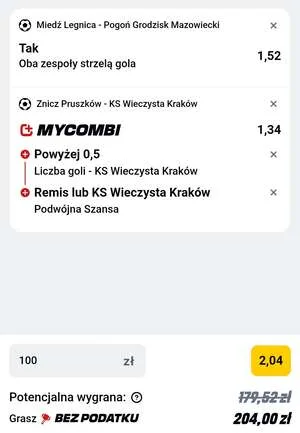 Kupon Betclic Zagranie