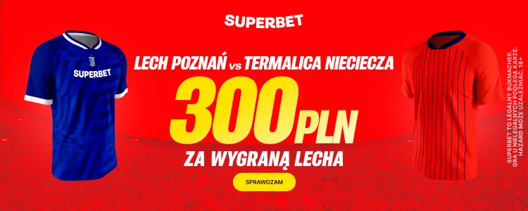 Superbet baner na wygraną Lecha