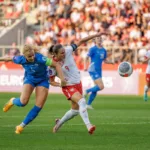 Ewa Pajor podczas meczu