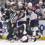 NHL BLUE JACKETS KINGS