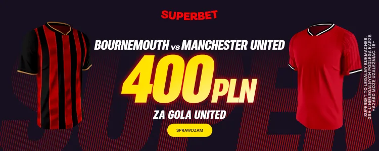 Superbet baner na gola ManU