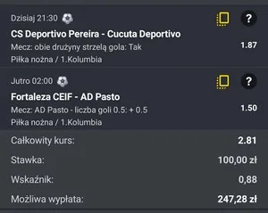 Kupon Fortuna Zagranie