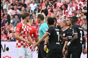 Zawodnicy Eintrachtu i Mainz