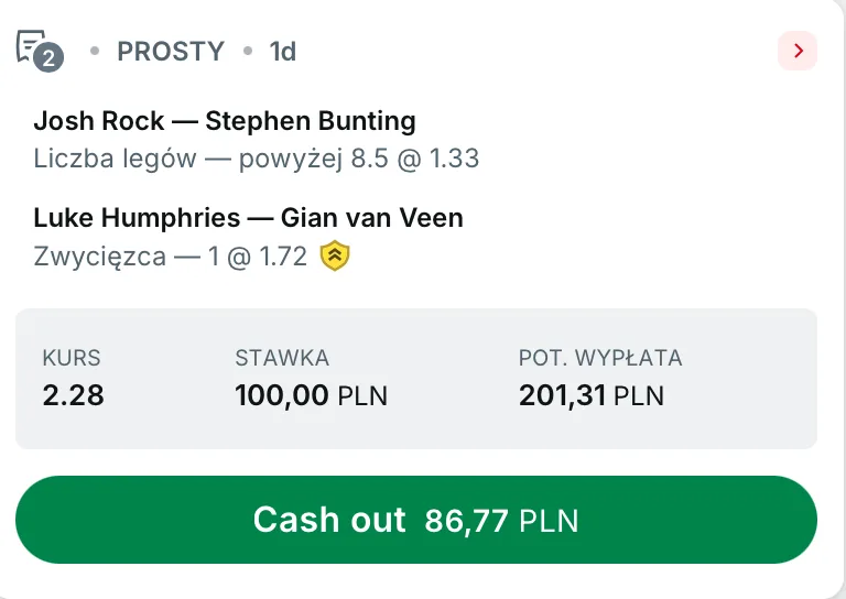 superbet darts kupon