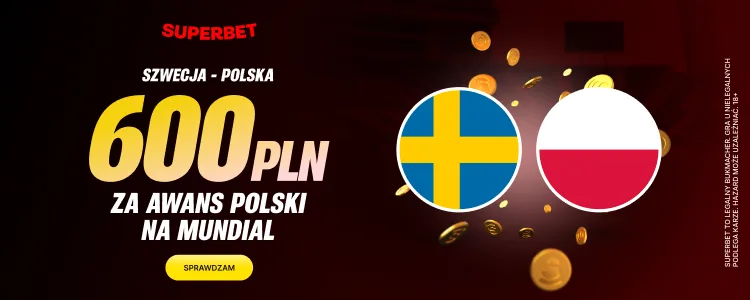 Superbet baner na Szwecja - Polska