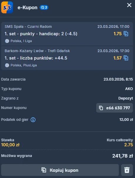 kupon-double-sts-barkom-kazany-lwow-energa-trefl-gdansk-sms-spala-czarni-radom