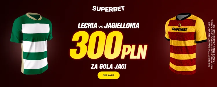 Superbet baner na Lechia - Jagiellonia