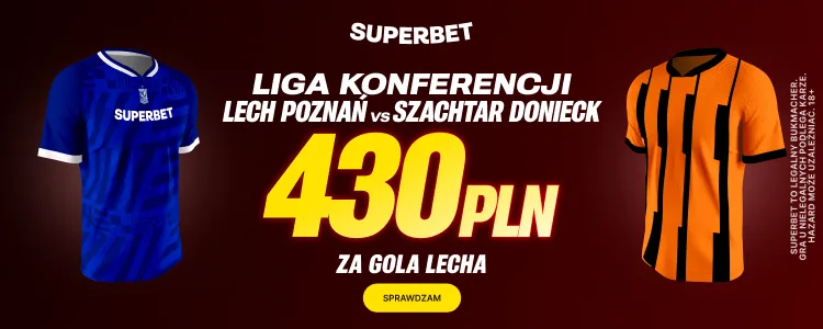 Superbet baner na gola Lecha