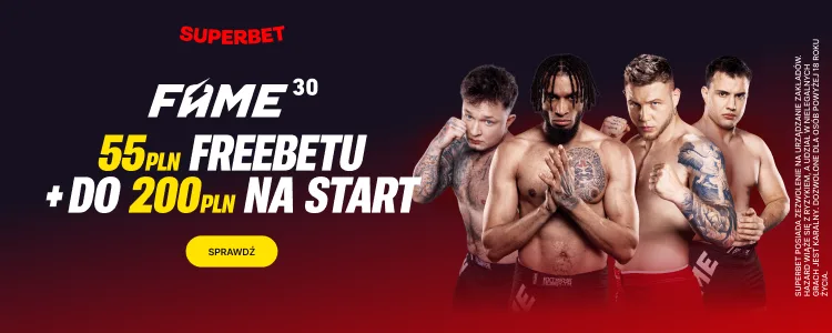 Superbet baner na Fame MMA 30