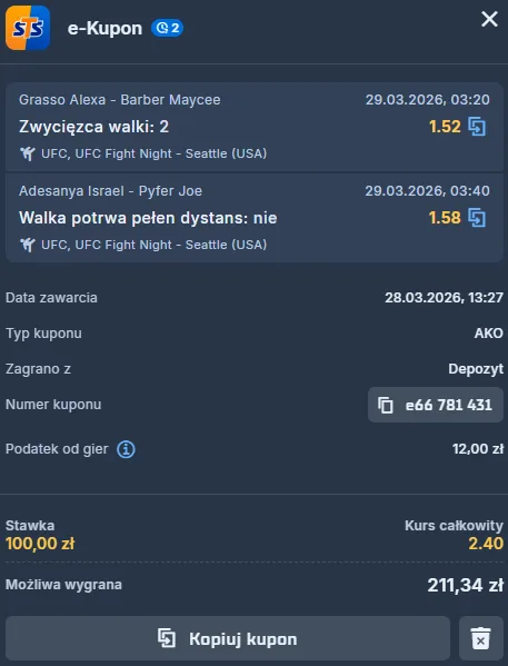 kupon-double-alexa-grasso-maycee-barber-israel-adesanya-joe-pyfer-ufc-fight-night