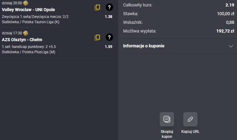 fortuna-kupon-double-siatkowka-volleywroclaw-uni-opole-azs-olsztyn-inpost-chks