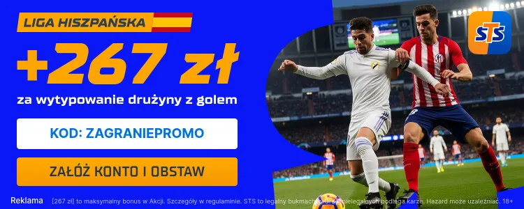 Baner STS na drużynę z golem w La Lidze