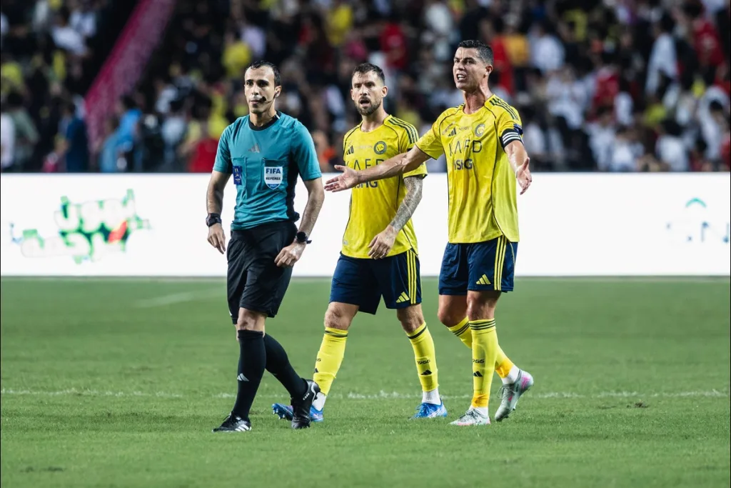 Ronaldo podczas meczu