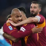 Drużyna Romy po bramce