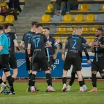 Druzyna Stali Rzeszów podczas meczu