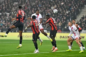 Drużyna Nice podczas meczu