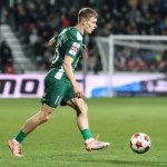 Krzysztof Kurowski podczas meczu